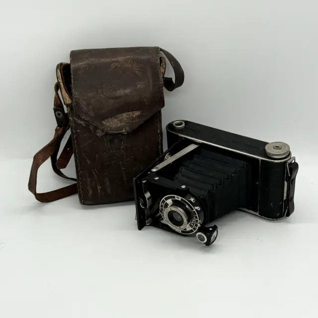 Kodak Junior 620 SIX-20 1930's Bellows Folding Film Camera | Good Condition