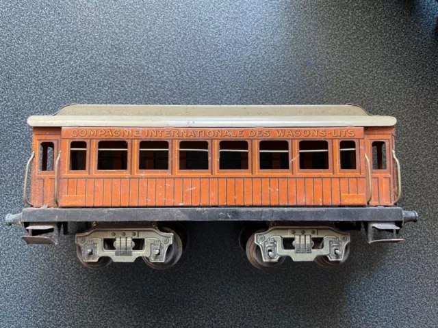 Blechwaggon, J. De P.France, No. 4684 B„Companie Internationale des Wagons-Lits“