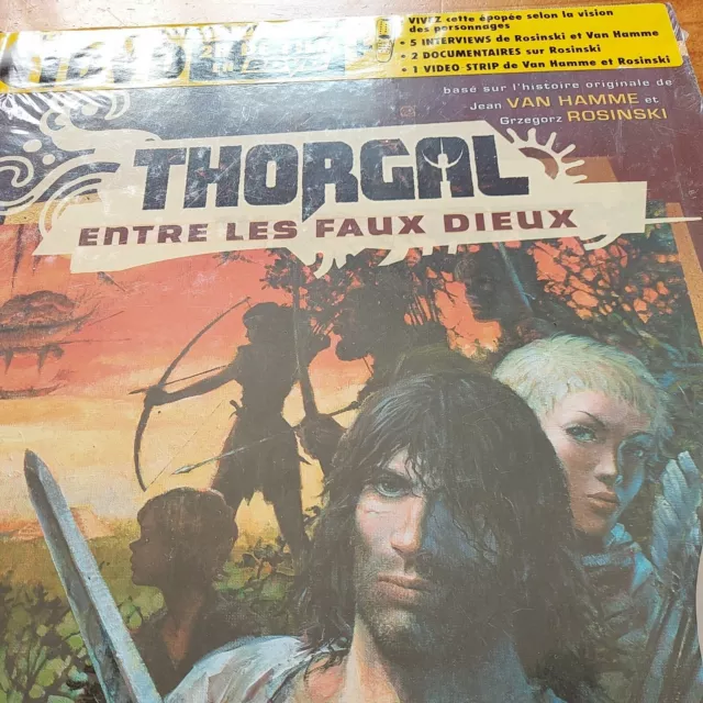 Thorgal - Entre les Faux Dieux. Album + DVD. 2005. Neuf sous blister. 2