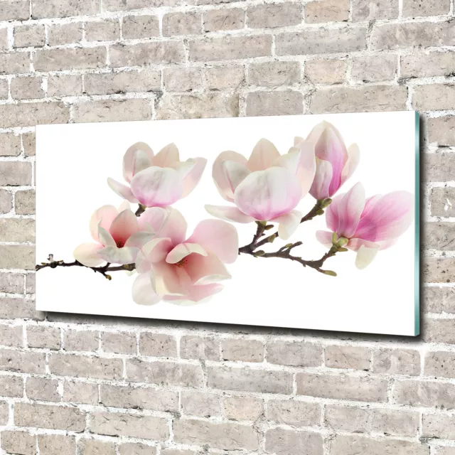 Acrylglas-Bild Wandbilder Druck 140x70 Deko Blumen & Pflanzen Magnolie