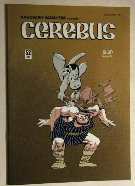 CEREBUS #52 (1983) Aardvark-Vanaheim Comics Elfguest FINE-
