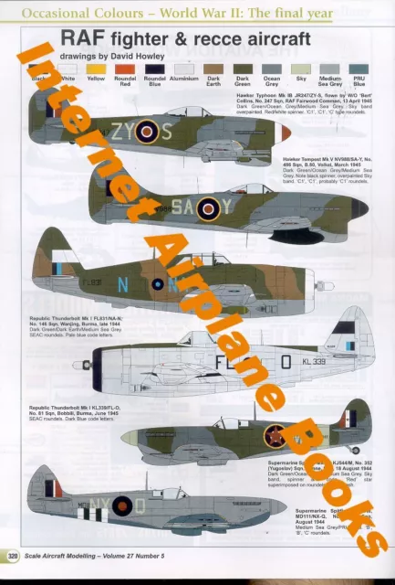 SCALE AIRCRAFT MODELLING V27 N5 WW2 B-17 FLYING FORTRESS_RAF FIGHTER and RECCE 3