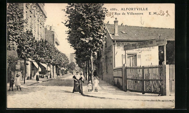 CPA Alfortville, Rue de Villeneuve