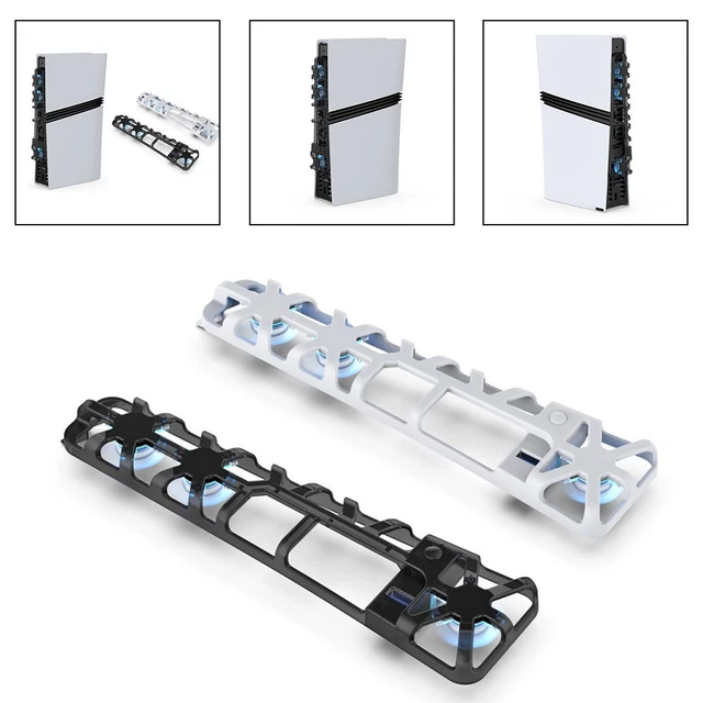Ventilateur Refroidisseur Avec Ports USB 3.0 Et Lumière LED Pour PS5 - 3 Ventilateurs - Blanc - Neuf (ouvert)