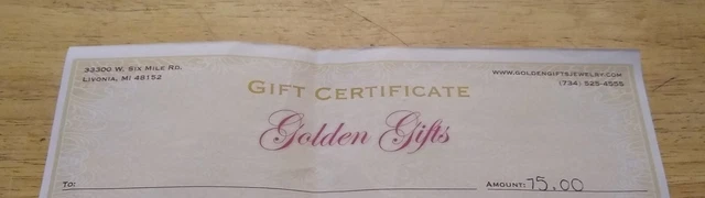 $75.00 Gift Certificate Golden Gifts in Livonia, Michigan + 2 Alex Ani Bracelets