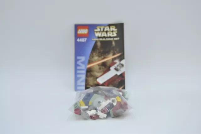 LEGO Set 4487 Star Wars Mini mit BA Jedi Starfighter & Slave I with instruction