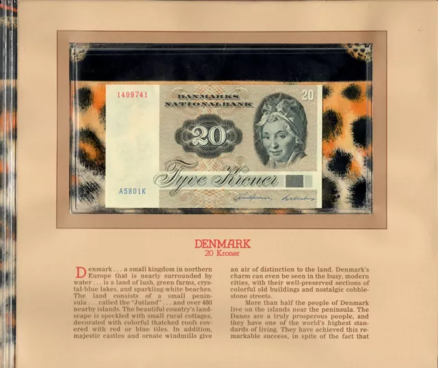 Most Treasured Banknotes Denmark 1980 20 Kroner P-49b.3 AUNC A5801K 1499741