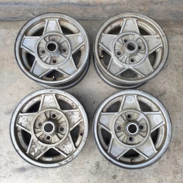 JDM 14" Cromodora Daytona 114.3x4 wheels rims for ae86 ta22 datsun ke70 JDM 14" Cromodora Daytona 114.3x4 wheels rims for ae86 ta22 datsun ke70