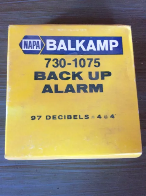 Napa Balkamp 730-1075 Back Up Alarm 97 Decibels