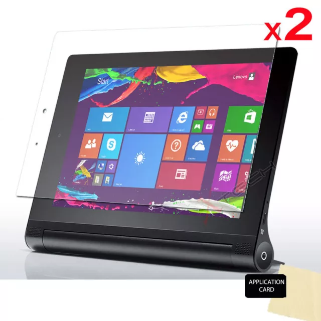 2x CLEAR LCD Screen Protector Cover for Lenovo Yoga Tablet 2 10" (Yoga 2 10inch)