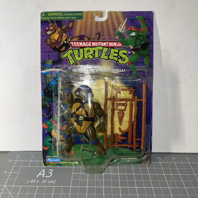 Super7 Action Figure Donatello (Comic Grayscale) – Tartarughe Ninja 9,5 Cm Con Accessori Da Collezione