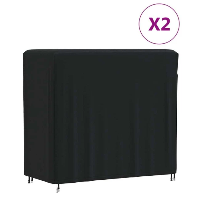 Housses pour portant de bois de chauffage 2 pcs 122x61x106 cm vidaXL