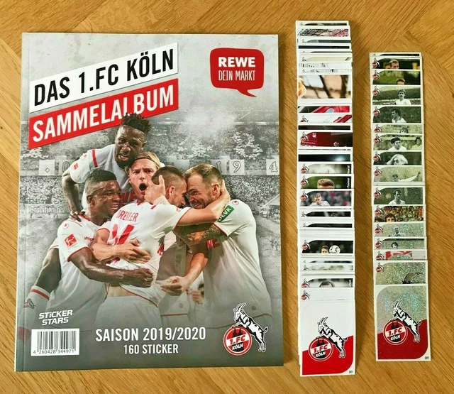 REWE STICKERSTARS : 1.FC Cologne 1/5/10/20/30/50/100 Sticker choisir ...