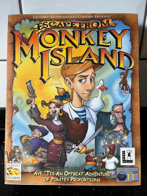 MONKEY ISLAND (escape from) sur PC LUCAS ARTS