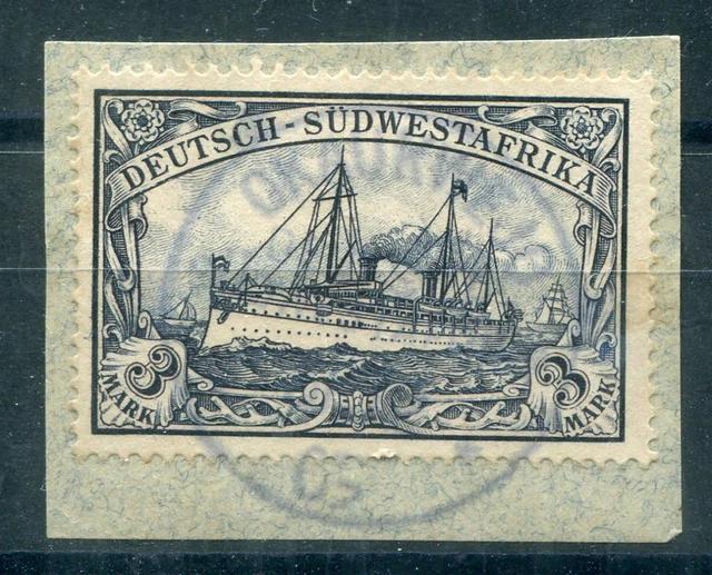 7165) DT.KOLONIEN / DSWA 1909 - Mi.Nr. 22 gestempelt - OKANKWEJO