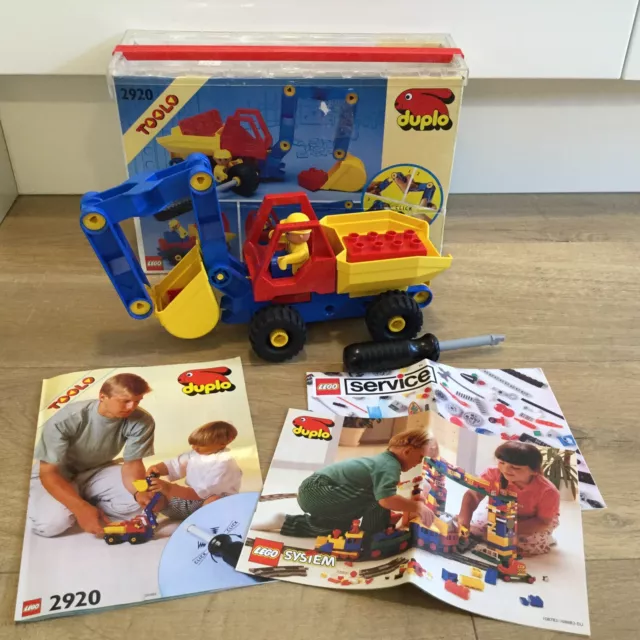 Ko Stolt Ironisk RARE LEGO DUPLO Toolo Digger 2920 - 100% Complete, Boxed with Manual EUR  46,38 - PicClick FR