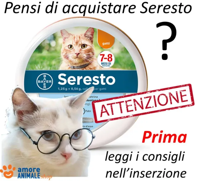 INFORMAZIONE: Bayer SERESTO Collare Antiparassitario per GATTO e gatti Scad 2027