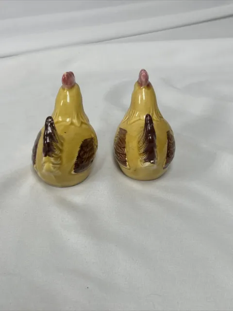 Vintge 1950"s chicken salt and pepper shakers made in Japan 3