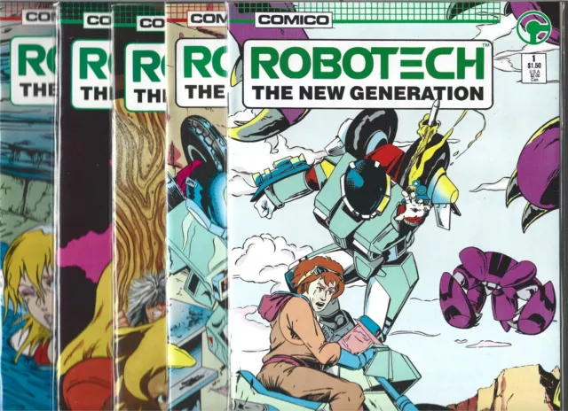 Robotech The New Generation Lot Of 15 - #1 2 3 4 5 6 7 8 9 10 11 12-15 (Vf/Nm)