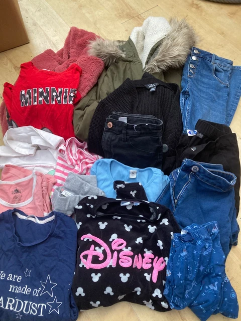 bundle girls clothes hoodie top jeans  age 10 11 12  yrs inc M&S H&M new look