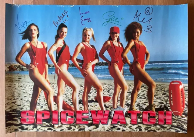 Original Spice Girl's 'Spiceworld' poster - for research