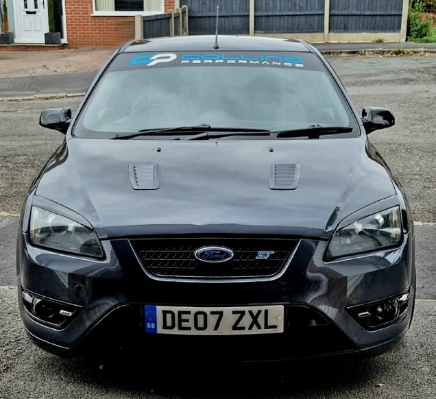 Sourcils De Phare Pour Ford Focus MK2 2008-2011 - Noir Brillant - Style Sport Et Protection