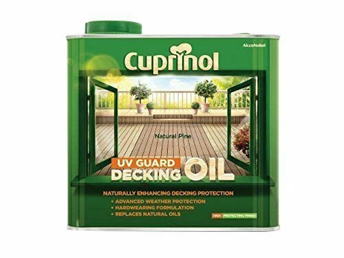 Aceite de cubierta de protección UV Cuprinol 2,5 L de pino natural