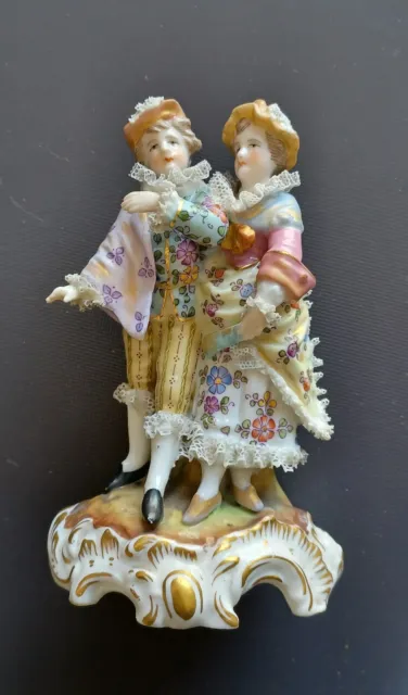 ancien Couple personnage porcelaine Meissen ?