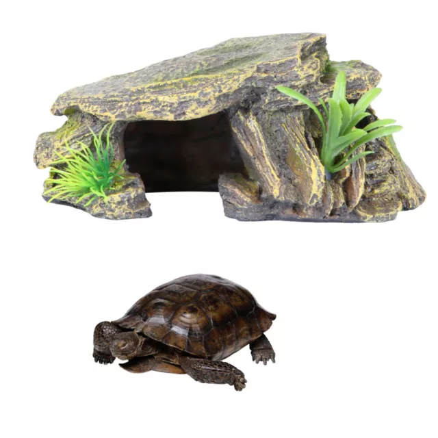 Accessoires D'aquarium Betta Ornement Cachette Tortue De Mer Décorations