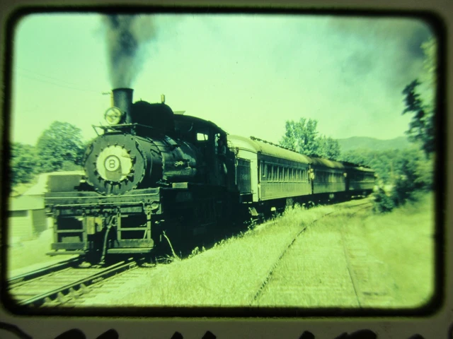 1960er Jahre Sierra Railroad Lokomotive Standard California CA 35 mm Farbe Foto Folie
