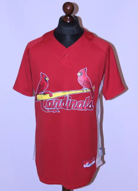 Vintage St. Louis Cardinals baseball MLB shirt jersey #11 Majestic Size M