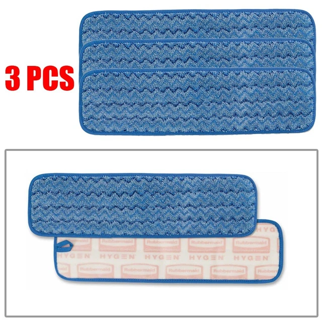 Almohadillas de recarga fregona de microfibra para almohadillas húmedas comerciales de 18" paquete de 3