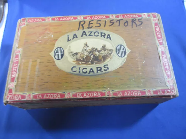 Vintage La Azora Habana 1926 Cigar Box