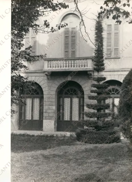 1963 CARAVAGGIO Casa Zibetti Villa Rocchi giardino Bergamo Fotografia Wells