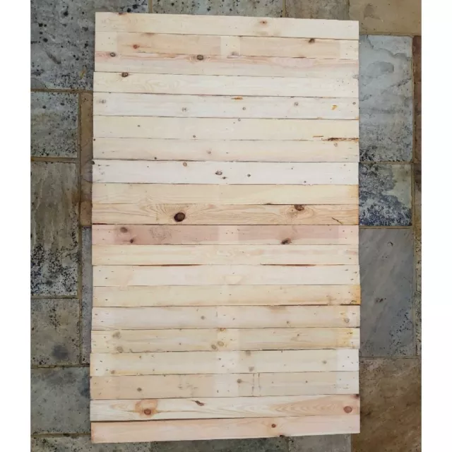 2m² Reclaimed Rustic Pallet Wood Wall Cladding Recycled 20x Timber Planks Boards