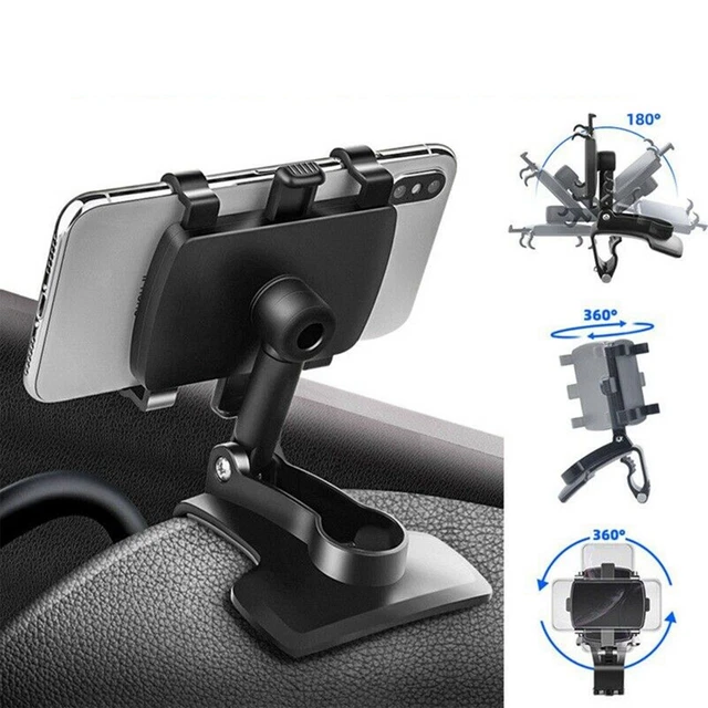 360° For Mobile Cell Phone GPS iPhone x Car Windshield Mount Cradle Holder Stand