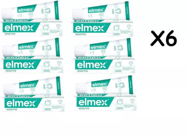 Elmex Dentifricio Sensitive Professional Sbiancante delicato da 75ml offerta 6pz
