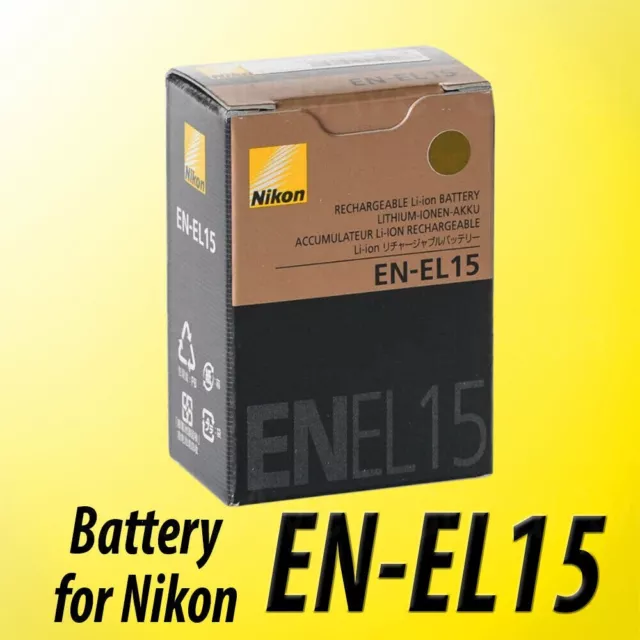 Original Nikon EN-EL15 Battery For Nikon D600 D800 D810 D850 D7000 D7100 D7200