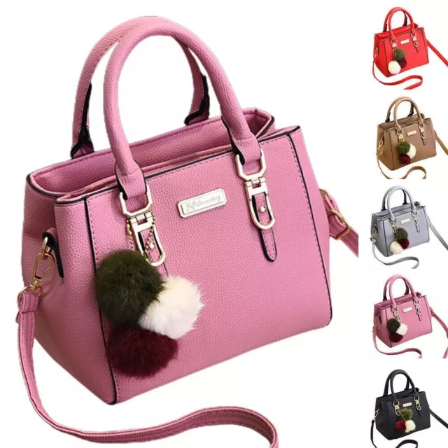 PU Leather Shoulder Bags Solid Color Female Messenger Bag Ladies Handbags