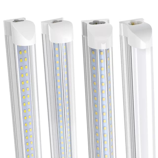 LED Tube Light Bulbs 2FT 4FT 6FT 8FT T8 LED Shop Light Fixture For Garage Office