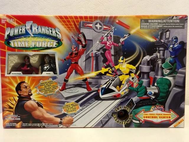 POWER RANGERS TIME Force Command Center Figure Set Rare Vintage Mint ...