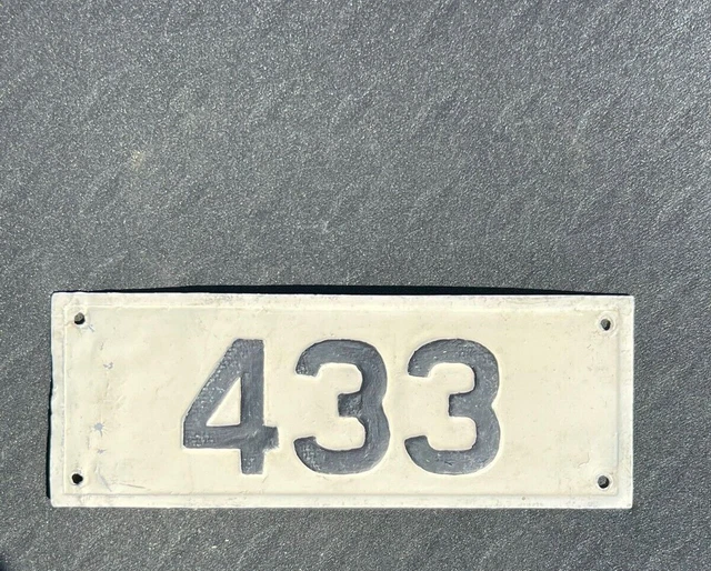 BRISTOL OMNIBUS TILLING Bus Coach Fleet Reg Number Chassis Plate Sign