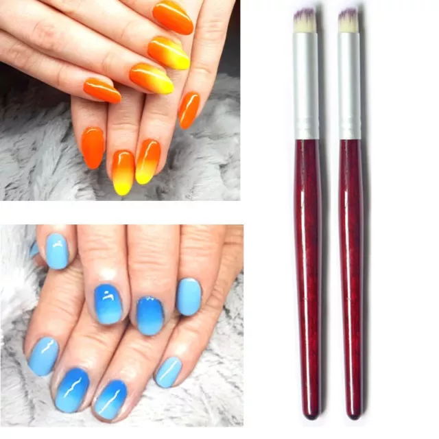 Uv Gel Nagellack Stift Maniküre Werkzeug Nagel Malerei Pinsel Farbverlauf C8
