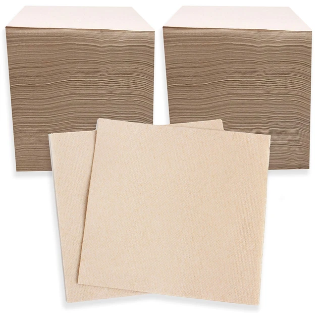 500 Ct 13 x 13 Inch Eco Friendly Biodegradable Recycled Napkins, Compostable ...
