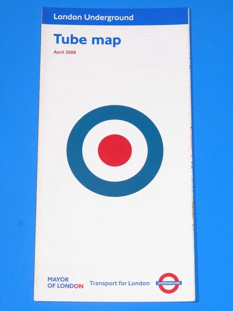 LONDON UNDERGROUND TUBE Map April 2008 Going Underground £3.95 ...