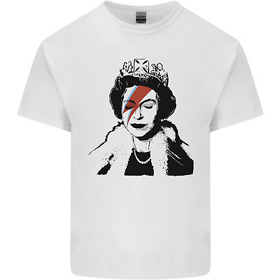 Banksy La Regina con un look Bowie Bambini T-shirt per bambini