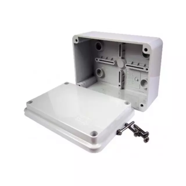 ESR 120mm Rectangular Enclosure Junction Box Adaptable PVC, IP56 Waterproof