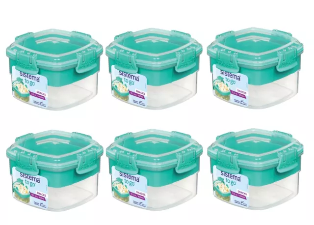 Sistema To Go Snack To Go Box verde come nuovo 400 ml - CONFEZIONE DA 6