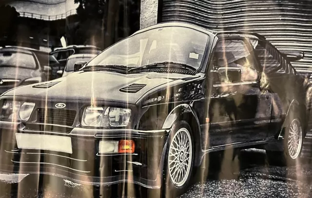 ford sierra rs cosworth poster