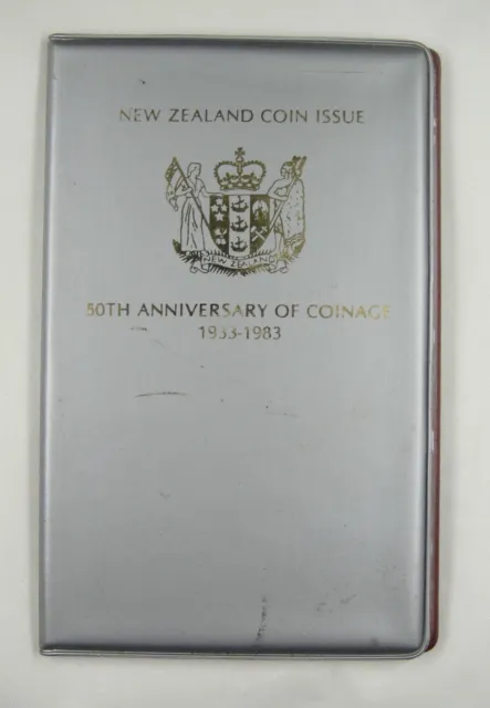 New Zealand coins set of 7 pieces 1983 UNC, Original Album